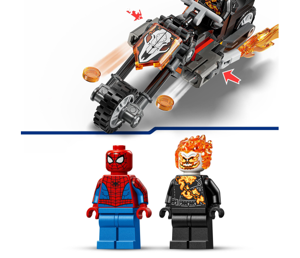 LEGO SUPER HEROES 76335 Spider-Man kontra ghost rider na motocykl - 1473558 - zdjęcie 11